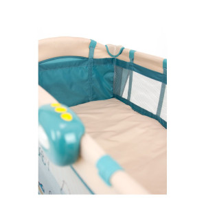 Cestovná postieľka Milly Mally Mirage Deluxe blue toys