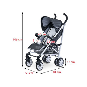 Golfový kočík CARETERO Moby beige