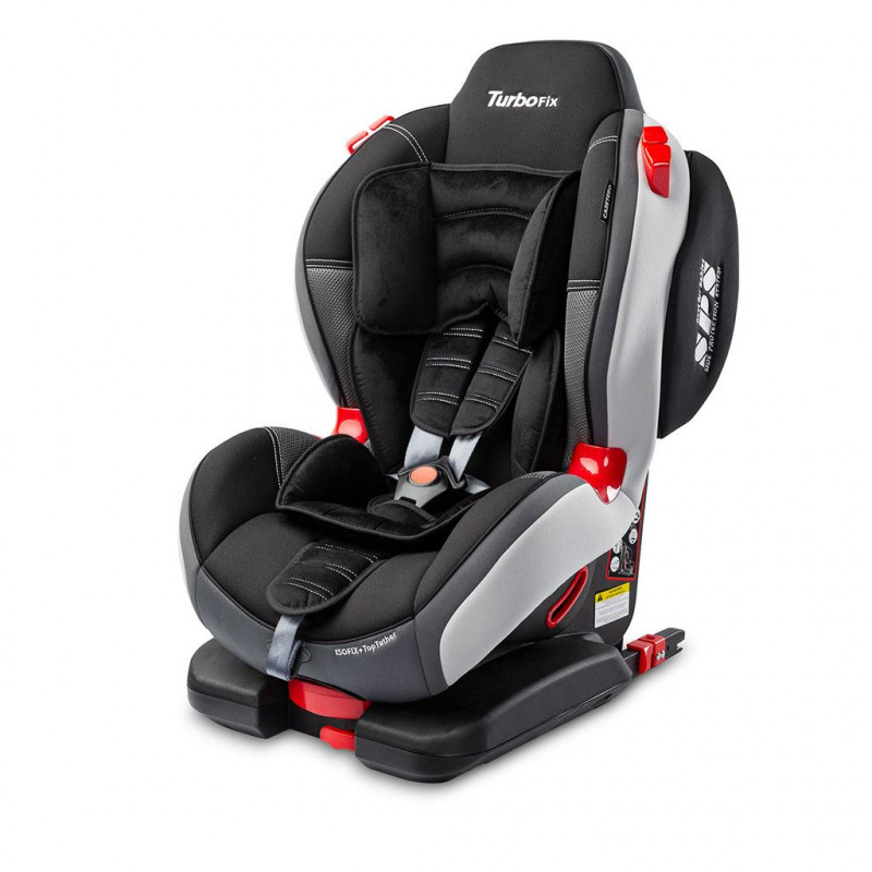 Autosedačka CARETERO Sport TurboFix graphite 2016