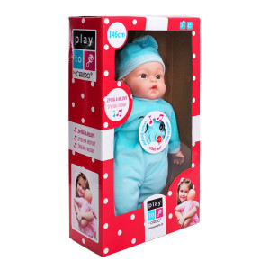 Poľsky hovoriaca a spievajúca detská bábika PlayTo Beatka 46 cm