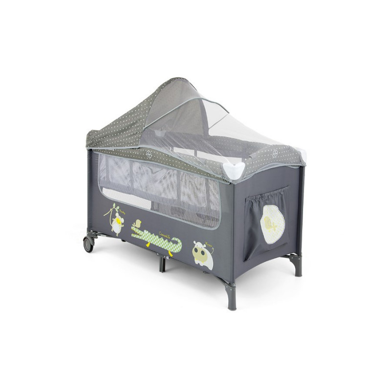 Cestovná postieľka Milly Mally Mirage Deluxe grey