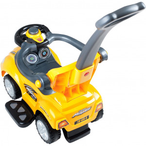 Dětské jezdítko 3v1 Bayo Mega Car yellow