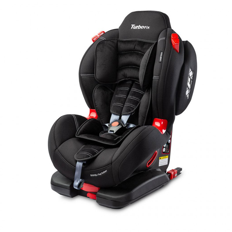 Autosedačka CARETERO Sport TurboFix black 2016