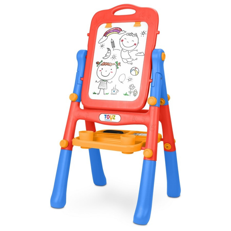Oboustranná edukační tabule Toyz red