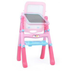 Obojstranná edukačná tabuľa Toyz pink