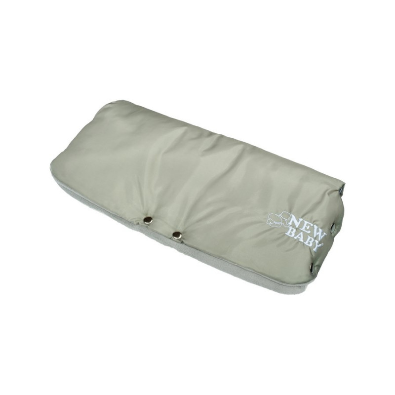 Rukávnik na kočík Classic Fleece olive/light grey