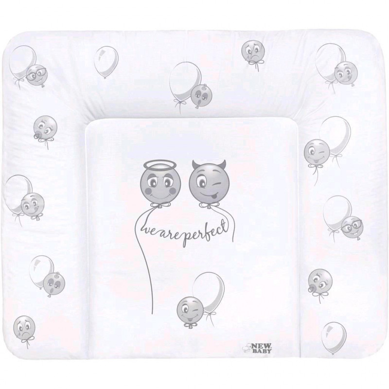 Prebaľovacia podložka mäkká New Baby Emotions biela 85x70 cm
