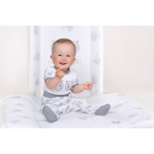 Prebaľovacia podložka mäkká New Baby Emotions biela 85x70 cm