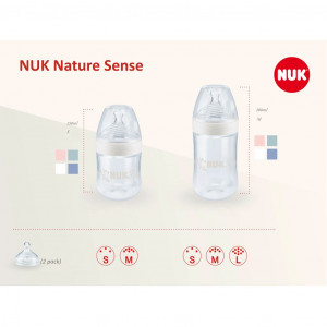 Dudlík Nature Sense Nuk M - 2 ks