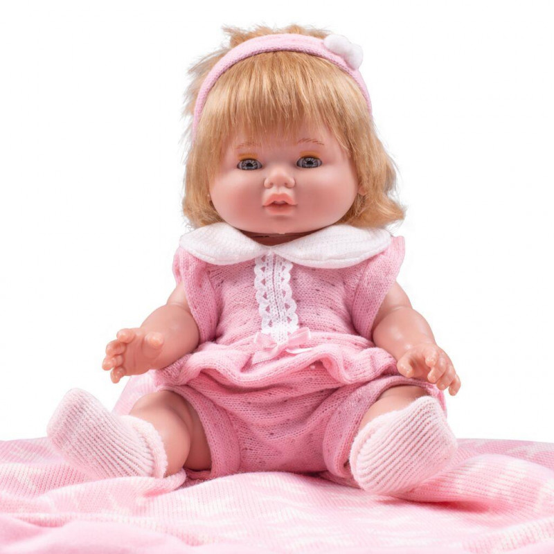 Luxusná detská bábika-bábätko Berbesa Amalia 35cm