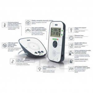 Digitální chůvička NUK Eco Control Audio Display 530D+