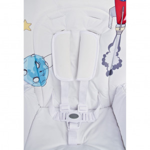 Jedálenská stolička CARETERO Luna navy