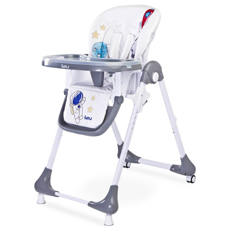 Jedálenská stolička CARETERO Luna grey