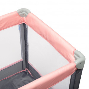 Detská cestovná postieľka Baby Mix Medvedík sivá
