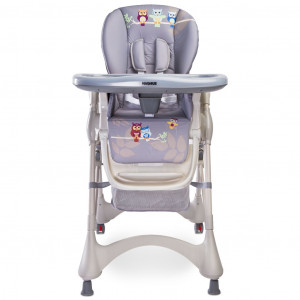 Jedálenská stolička CARETERO Magnus New graphite