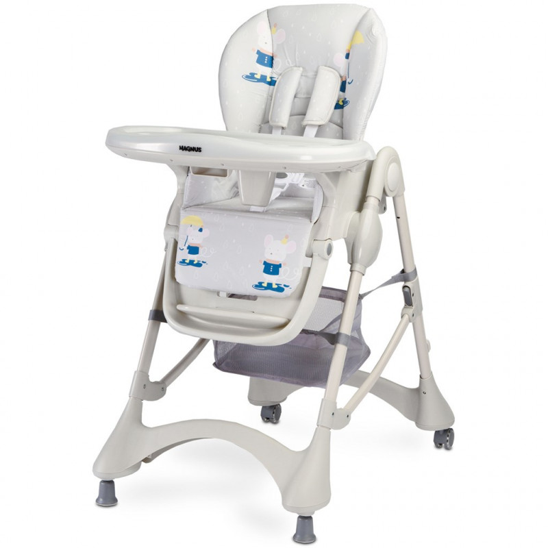 Jedálenská stolička CARETERO Magnus New grey