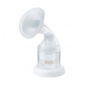 Elektronická odsávačka NUK Nature Sense+nádobka Sense 150 ml+darček