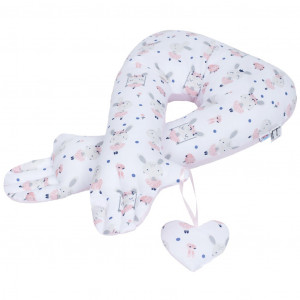 Multifunkční stabilizační polštářek New Baby králíček