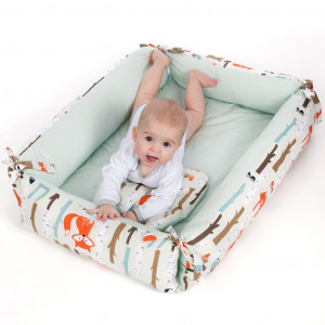 Multifunkční hnízdečko s polštářkem a peřinkou New Baby králíček
