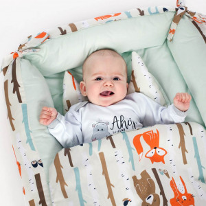 Multifunkční hnízdečko s polštářkem a peřinkou New Baby králíček