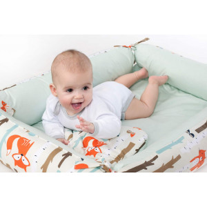 Multifunkční hnízdečko s polštářkem a peřinkou New Baby králíček