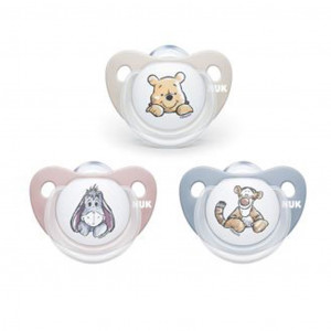 Dudlík Trendline NUK Disney Medvídek Pú 6-18m růžové BOX