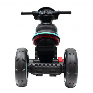Dětská elektrická motorka Baby Mix POLICE modrá
