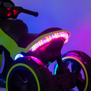Detská elektrická motorka Baby Mix POLICE biela