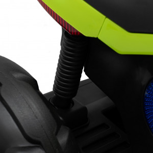 Detská elektrická motorka Baby Mix POLICE zelená