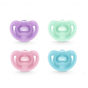 Silikónový cumlík Sensitive NUK 0-6m zelený