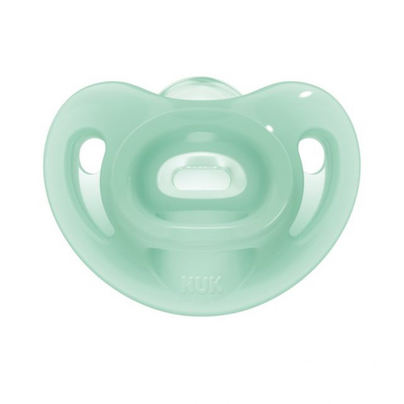Silikónový cumlík Sensitive NUK 6-18m zelený