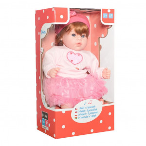 Česky hovoriaca a spievajúca detská bábika PlayTo Tina 46 cm