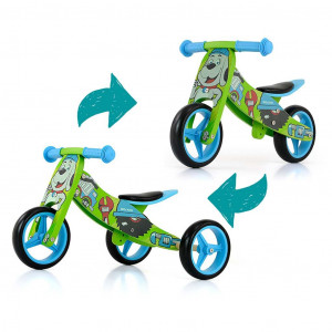 Detské multifunkčné odrážadlo bicykel 2v1 Milly Mally JAKE Bob