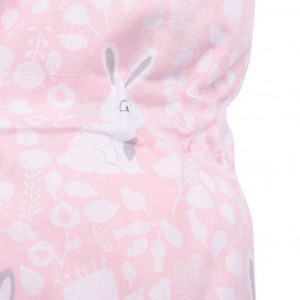 Klasická šněrovací zavinovačka New Baby Králíčky růžová