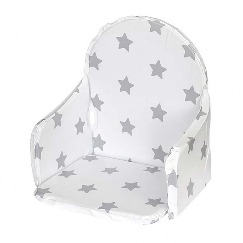 Vložka do drevených jedálenských stoličiek typu New Baby Victory biela hviezdičky