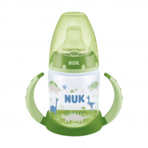 Kojenecká láhev na učení NUK 150 ml zelená dino