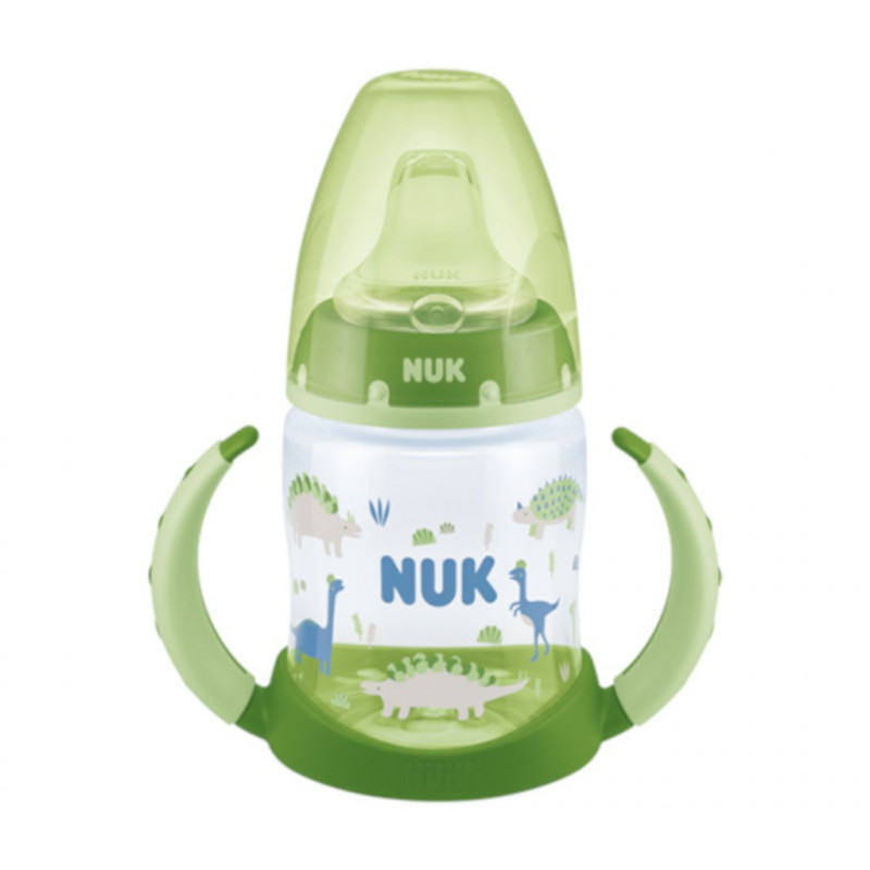 Kojenecká láhev na učení NUK 150 ml zelená dino