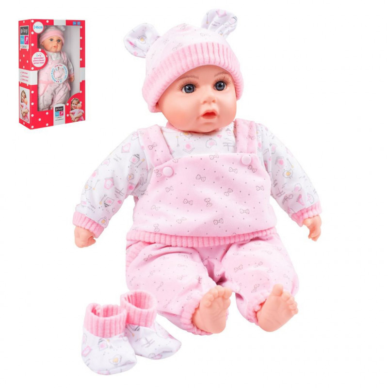 Maďarsky hovoriaca a spievajúca detská bábika PlayTo Júlia 46 cm