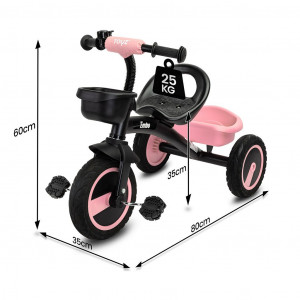 Detská trojkolka Toyz Embo pink