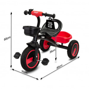 Detská trojkolka Toyz Embo red