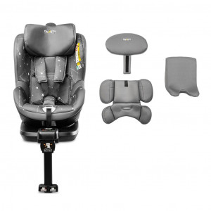 Autosedačka CARETERO Twisty Isofix i-Size grey 2020