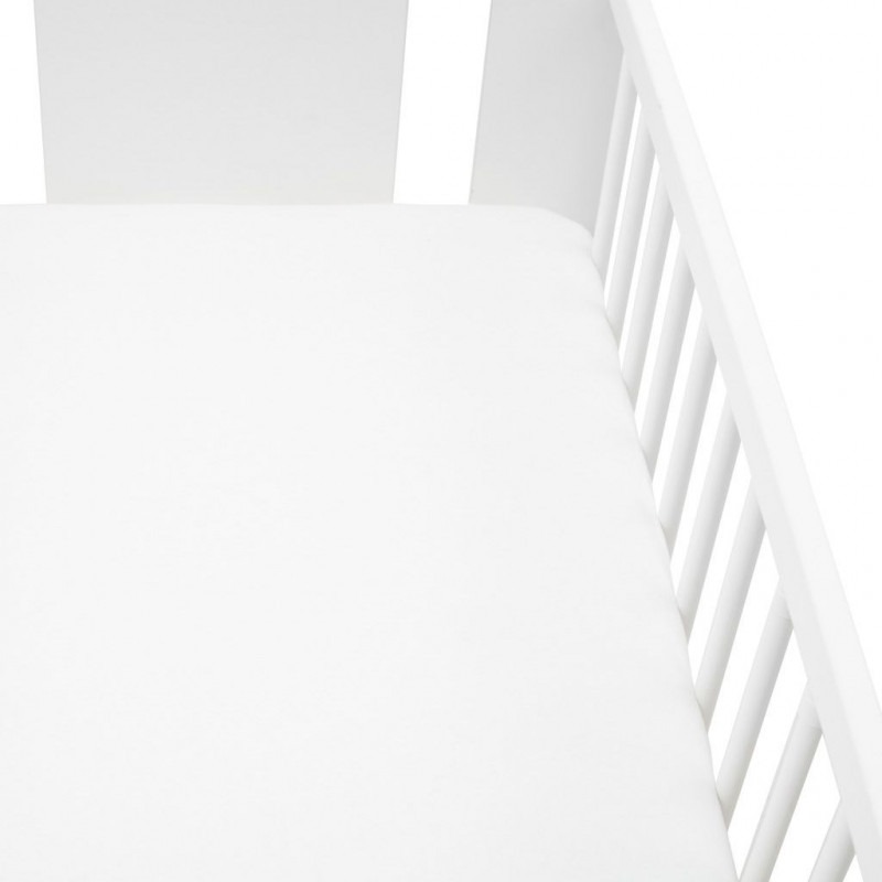 Jersey prestieradlo do postieľky New Baby 120x60 biele