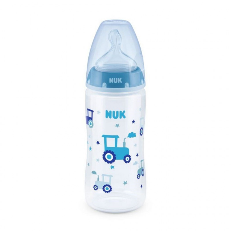 Kojenecká láhev NUK First Choice Temperature Control 300 ml modrá