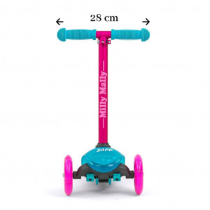 Dětská koloběžka Milly Mally Scooter Zapp pink