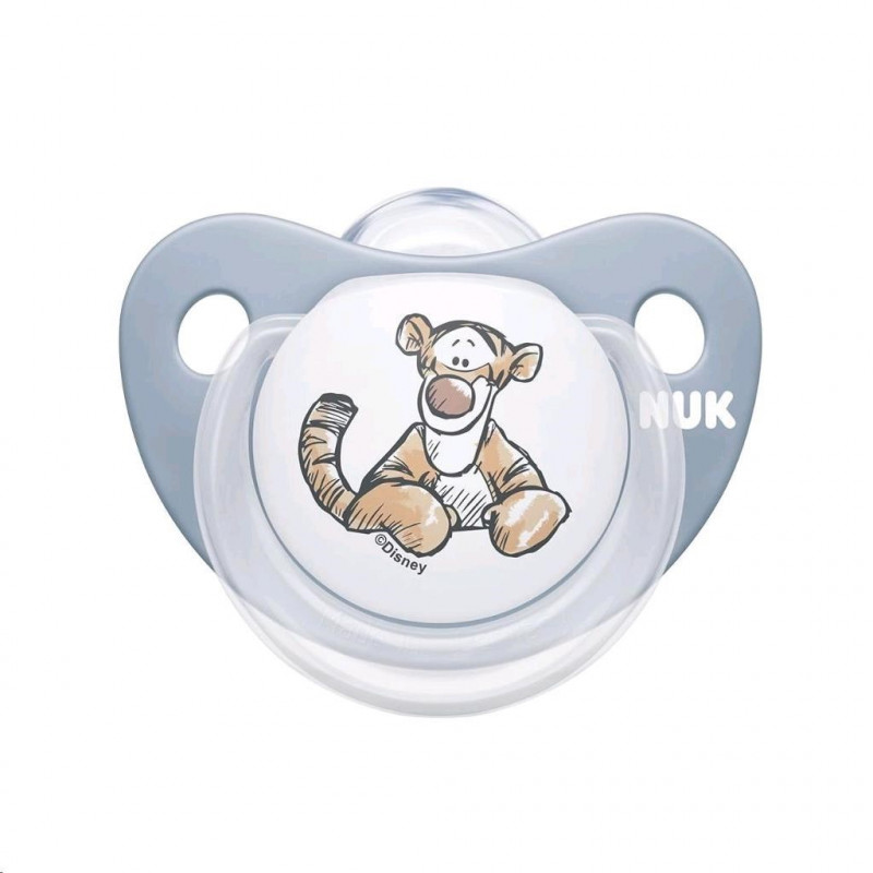 Cumlík Trendline NUK Disney Medvedík Pú 0-6m Box modrý