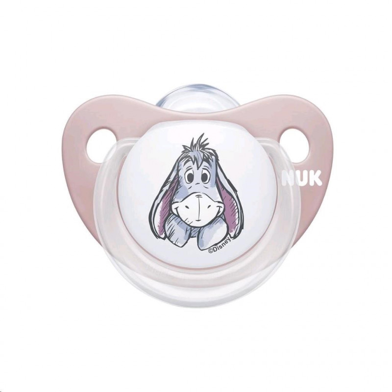 Cumlík Trendline NUK Disney Medvedík Pú 0-6m Box ružový