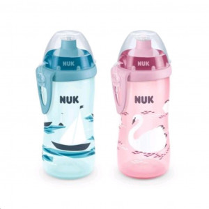 Dětská láhev NUK Junior Cup 300 ml růžová