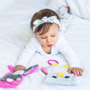 Plyšová hračka Baby Ono Flat Owl Celeste