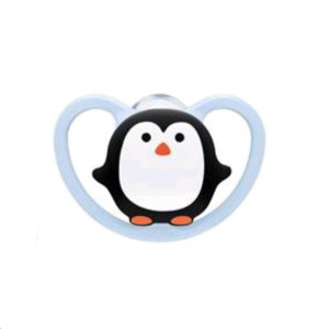 Cumlík Space NUK 0-6m penguin