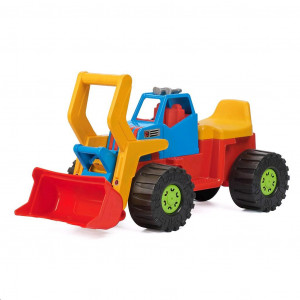 Detské odrážadlo Bager nakladač Bayo 74 cm zelený
